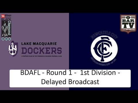 2015 BDAFL Round 1 1st Division - Lake Macquarie v Newcastle City