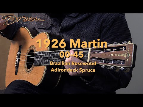 Dream Guitars - 1926 Martin 00-45, Brazilian Rosewood/Adirondack Spruce #guitardemo #vintageguitars