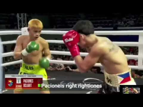 AJ PACIONES brutal knock out #thrillainmanila 