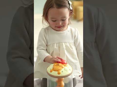 『くるくるごろりん２ＷＡＹボールタワー　くまのプーさん』ボール落としとハイハイ遊びの２WAY