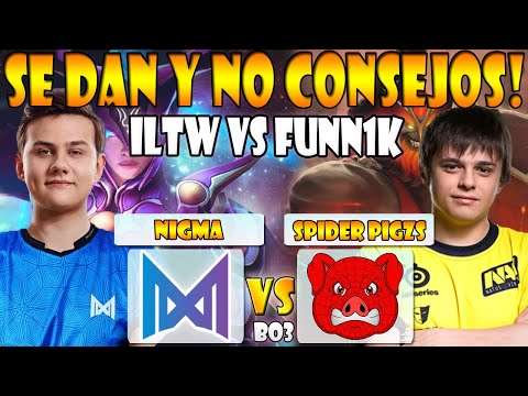 NIGMA VS SPIDER PIGZS BO3[GAME 2]ELIMINACIÓN-MIRACLE VS FUNN1K -THE INTERNATIONAL 10:EUROPA DOTA 2