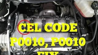 CHEVY 2.4L Code P0010 & p0011 Camshaft Position Actuator Solenoid ( HHR, COBALT, MALIBU)