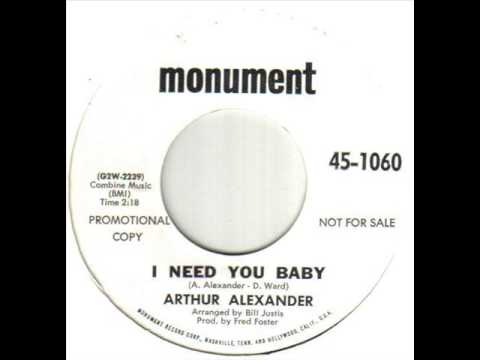 I Need You Baby - Arthur Alexander