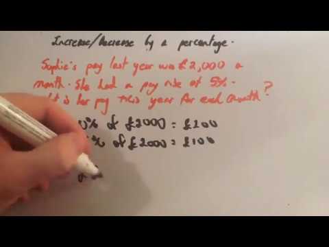 Increasing Decreasing by a Percentage - Corbettmaths