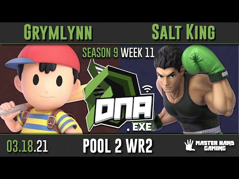 DNA.EXE S9:W11 - Grymlynn (Chrom) Vs. Salt King (Little Mac) - Pool 2 WR2