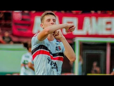 LEONARDO GAÚCHO - FLAMENGO-SP 1 X 2 SANTA CRUZ - SUB-20