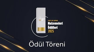 Çatı ve Cephe Malzemeleri Ödülleri 2025 Ödül Töreni