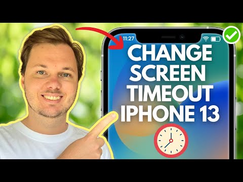 How To Change Screen Timeout On iPhone 13/ iPhone 13 Pro/ iPhone 13 Pro Max