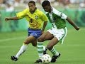 Atlanta Olympic Soccer Semifinals Brazil vs Nigeria. Nwankwo Kanu's golden goal decided in overtime.