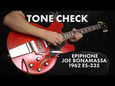EPIPHONE ES 335 JOE BONAMASSA MAESTRO LYRA GIBSON PUs 2022 Cherry image 20