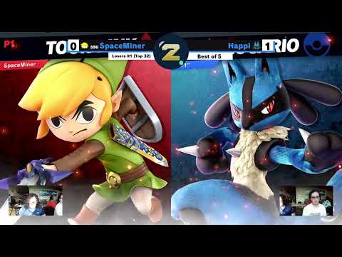 SSU | SpaceMiner (Toon Link) VS Happi (Lucario) - Losers Round 1 (Top 32) - CG2 Side Stream