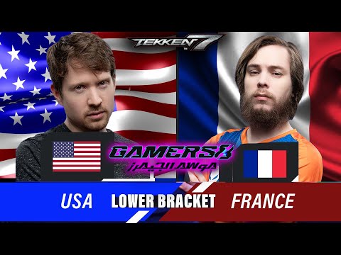 Usa vs France - Lower Bracket | Gamers8 TEKKEN 7 Nations Cup 2023
