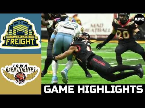 Fishers Freight vs Iowa Barnstormers Full Game Highlights | IFL 2025 Season Week 6