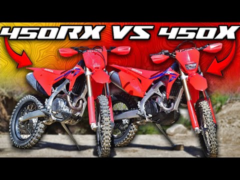 Honda CRF450RX vs CRF450X- Cycle News