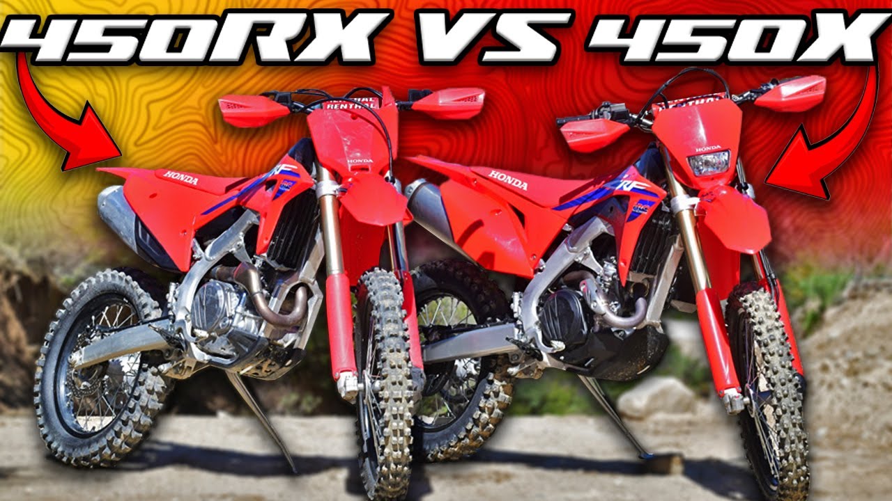 Honda CRF450RX vs CRF450X- Cycle News