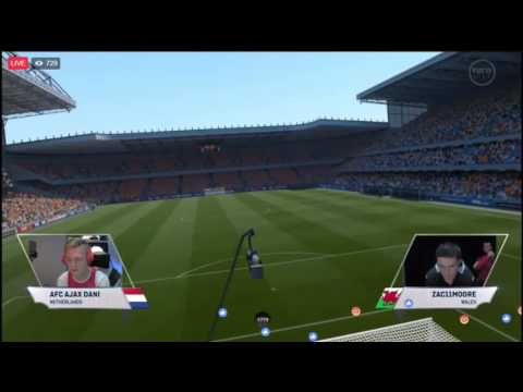 AFC AJAX Dani Hagebeuk vs Zac11Moore - XONE Final 2 - FIFA 17 FIWC Regional Europe