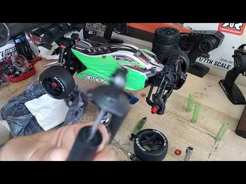🦂Arrma Typhon, suspension upgrades...😱👍✌️✅ it out. "Part 2"