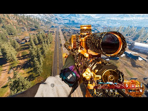 Warzone Solo Win SNIPER LR 7.62 Gameplay PS5(No Commentary)