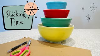 How I Stack My Pyrex Nesting Bowls | Mad Girl's Vintage
