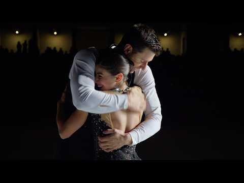 Rebecca Ghilardi & Filippo Ambrosini, "Capolavoro" (Il Volo) at Ghiaccio Spettacolo 2024 Courmayeur