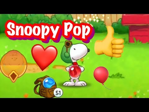Snoopy Pop Bubble Game