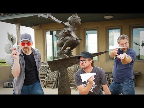 Our Paper Airplane World Championship (Feat. Whiskey Tribe's Rex Williams)