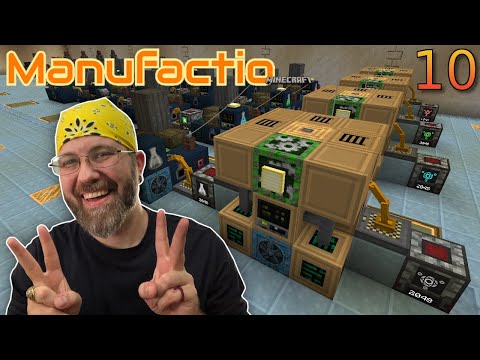 Lets Play Manufactio EP 10 - Itemducts, Servo, Filters - Blue Science Advanced Laboratory - Concrete