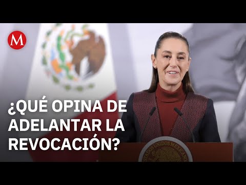 Sheinbaum endorses recall referendum in 2027: “It’s a good proposal”