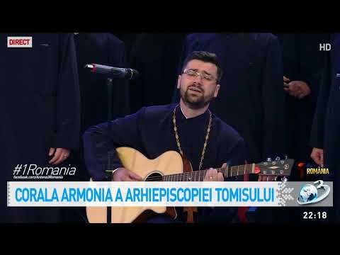Moment impresionant pe note muzicale! Corala Armonia în platoul Antena 3
