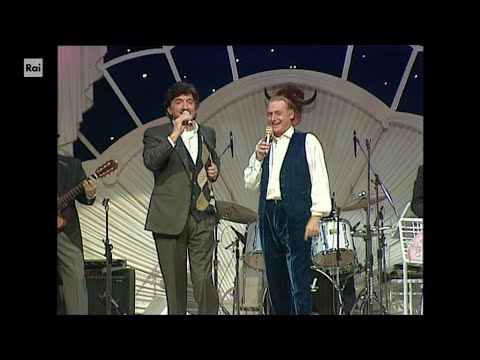 Renzo Arbore e Gigi Proietti in "Sangue Arena"