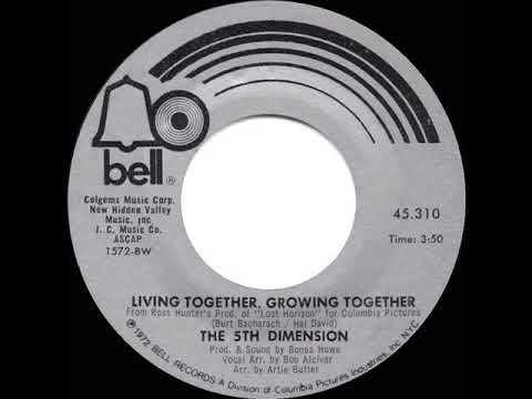 1973 HITS ARCHIVE: Living Together, Growing Together - 5th Dimension (mono 45)