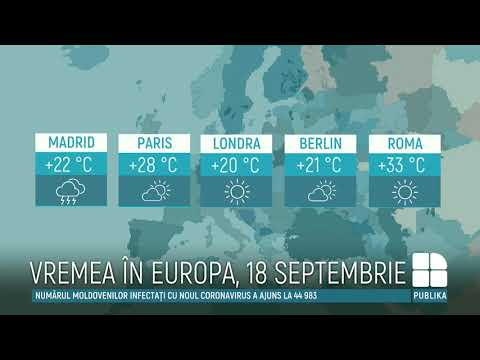 Meteo 18 septembrie 2020: Cum va fi vremea și câte grade vor indica termometrele