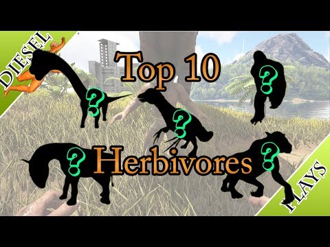 ART OF ARK - TOP 10 HERBIVORES!