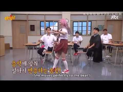 Hyoyeon popping dance