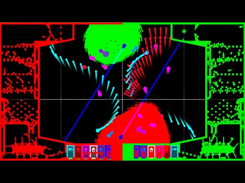 Dynamic Core Destruction x Multiply And Release - Ammo Canon - Team Battle in Algodoo - #6