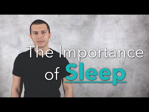Hello everyone, today I am discussing the importance of sleep. Sleep is required for cognitive, metabolic and motor function.