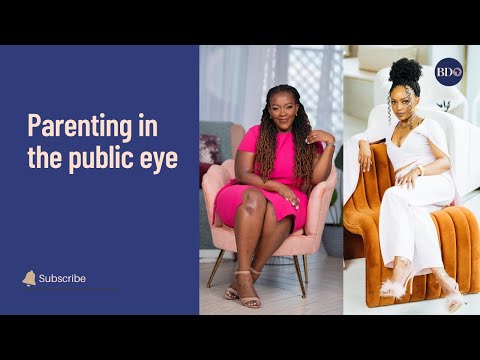 Is raising children in the public eye harder?