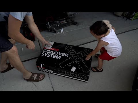 Audi B8 B8.5 S4 ECS Tuning Coilovers Install ( S4 UPGRADE PART 1)