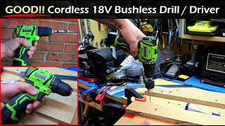 $45 Affordable 18V Brushless Cordless Drill / Driver