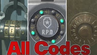 Revealed! 🔓Master of ALL Safe CODES in Resident Evil 2 🗝️