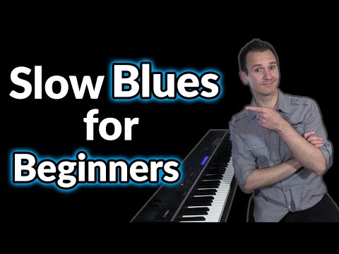 Beginners, here's how to play Slow Blues Piano