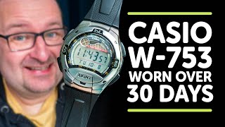 SEPTEMBER'S Daily Watch - The Casio W-753 (2926), 30 Day Review - Any Good?