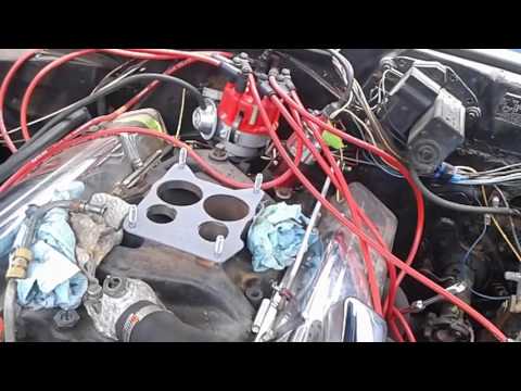 Changing an old Quadrajet carb for a Holley 4165 on The 1969 Chevy Nova Project
