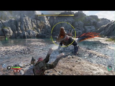 How to Kill the Dreki Boss - Dreki God of War Ragnarok Gameplay Guide