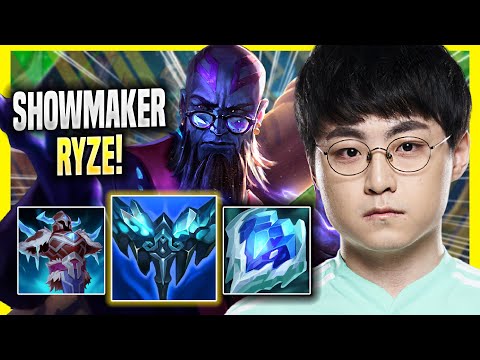 SHOWMAKER DESTROYING WITH RYZE! - DK ShowMaker Plays Ryze MID vs Zed! | Season 2022
