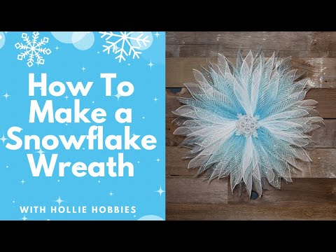 How To Make a Christmas Wreath/ Snowflake Christmas Wreath/ Christmas Decoration Snowflakes/ DIY 
