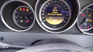 Checking & Adding Engine Coolant to a Mercedes Benz C-Class 2012