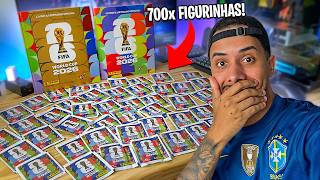 Comprei 700x FIGURINHAS do Álbum da Copa e ME DEI BEM! Legend DOURADA! 🤩