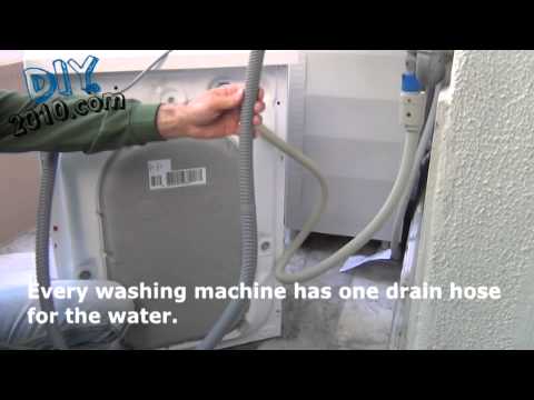 How to install a new washing machine