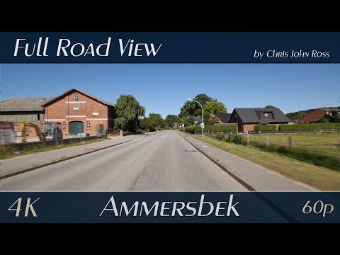 Kreis Stormarn, Germany: Ammersbek, Hoisbüttel, Bünningstedt - 4K (UHD/2160p/60p)